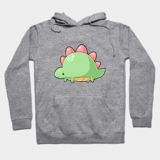 Kawaii dinosaur - stegosaurus Hoodie